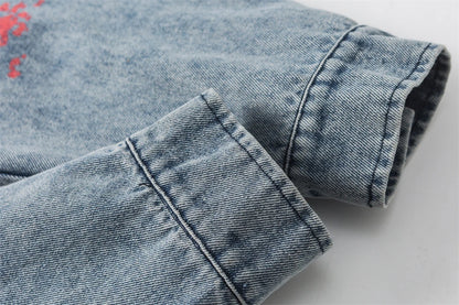 Women's Denim Jacket Lady Cowboy Jeans Jackets Women Outdoor Women's Clothing Novelties Sales Trend 2024 Female Cowgirl Clothes - AMULET RING STORE