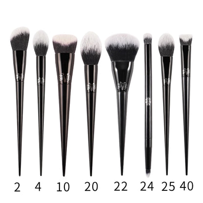 Kat Von D Makeup Brush Set & Kit Foundation Blush Highlight Concealer Powder Sculpting Eyeshadow Brush KVD Brand Makeup Brush - AMULET RING STORE