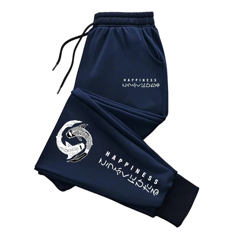 Japanese Fashion Men's Tracksuit Hoodies Sweatpants 2 Piece Set Fall&winter Daily Casual Sporty Jogging Suit Urban Trend Outfits - AMULET RING STORE