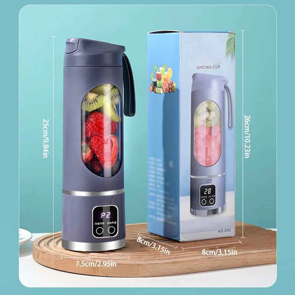 450ml Portable Electric Juicer USB Charging Mini Juicer Fruit Mixer Electric Handheld Juicer for Home Shakes and Smoothies Mixer