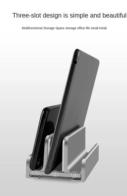 Laptop Stand Vertical Tool-Free Adjustable Aluminum Vertical Laptop Stand Holder Support Macbook Air Pro Laptop Accessories - AMULET RING STORE