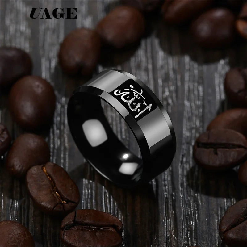 UAGE Arabic Islamic Muslim Religious Male Ring AMULET RING STORE