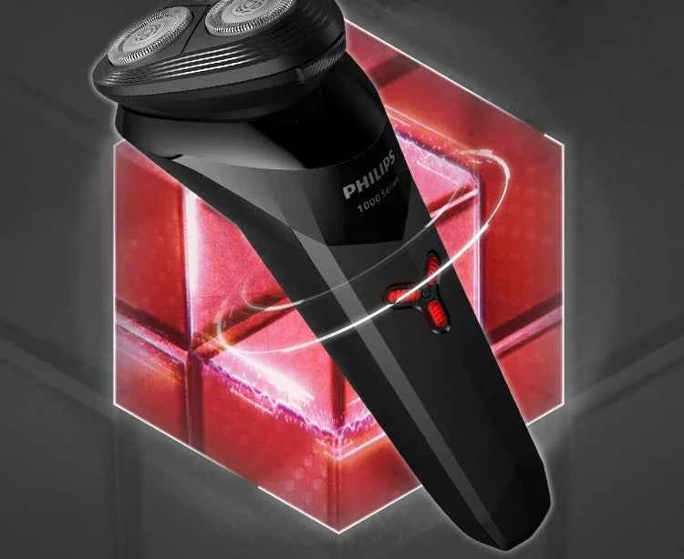 PHILIPS S1113 Electric Shaver USB Charge Stainless Steel PowerCut Blade Razor Triple Floating Head Men Fast Shave Beard Trimmer