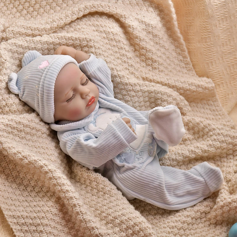 16 Inch 40cm Loulou Full Body Soft Vinyl Girl Reborn Baby Doll Lifelike Bebe Reborn Doll Toys Realistic Baby Doll Toys