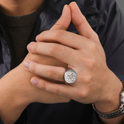 Dreamtimes Seal of The Seven Archangels Viking Ring