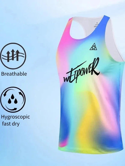 New running vests for men and women, ultra-light and breathable summer T-shirts, professional marathon racing tops