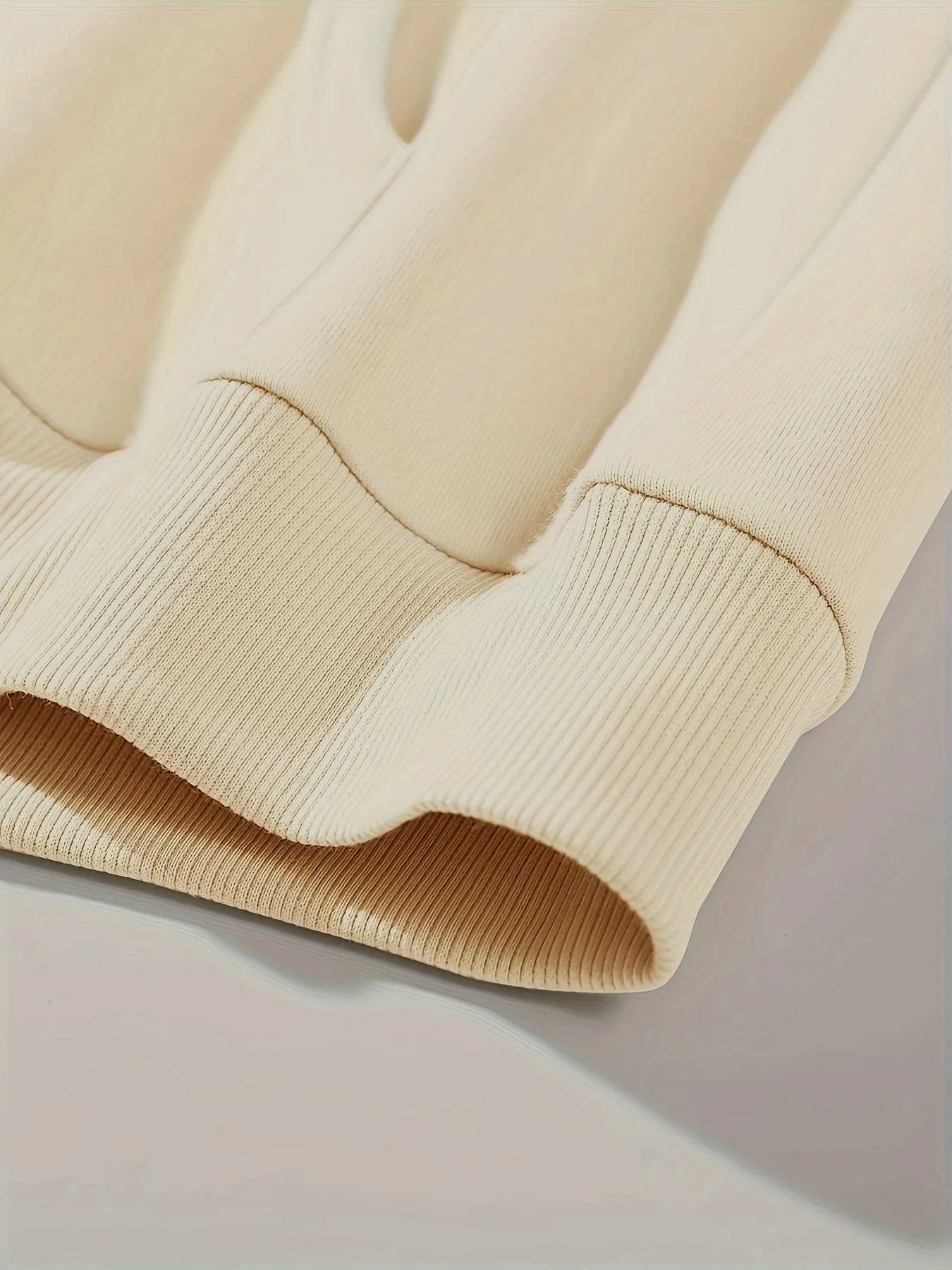 Men's Autumn/Winter Casual Fashion Warm Alphabets Pattern Printed Loose Thick Velvet Hoodie+Sports Pants Set