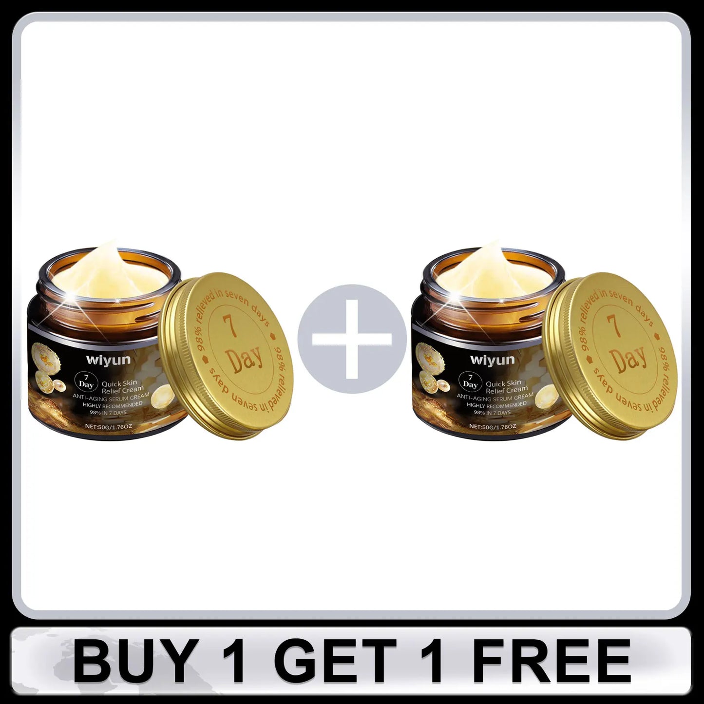 Face Cream for Dark Spots Removal Fine Lines 7 Day Repair Damaged Skin Firming Lifting Sagging Improvement Nourishing Skin Care - AMULET RING STORE