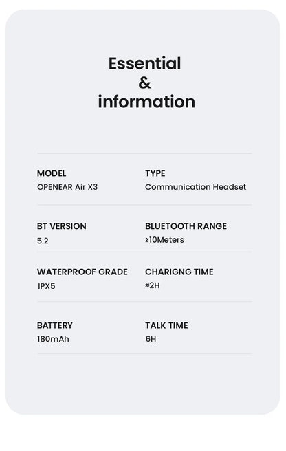 Bone Conduction Wireless Bluetooth Earphones Sports Gaming Headset with Mic Hands-Free Running Earbuds