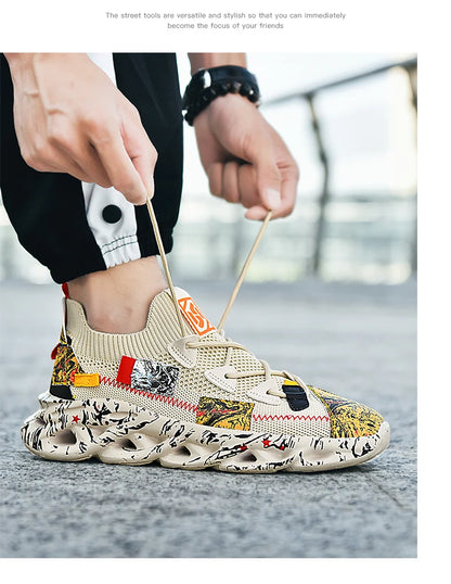 Shoes men Sneakers Male casual Mens Shoes tenis Luxury shoes Trainer Race Breathable Shoes fashion loafers running Shoes for men - AMULET RING STORE