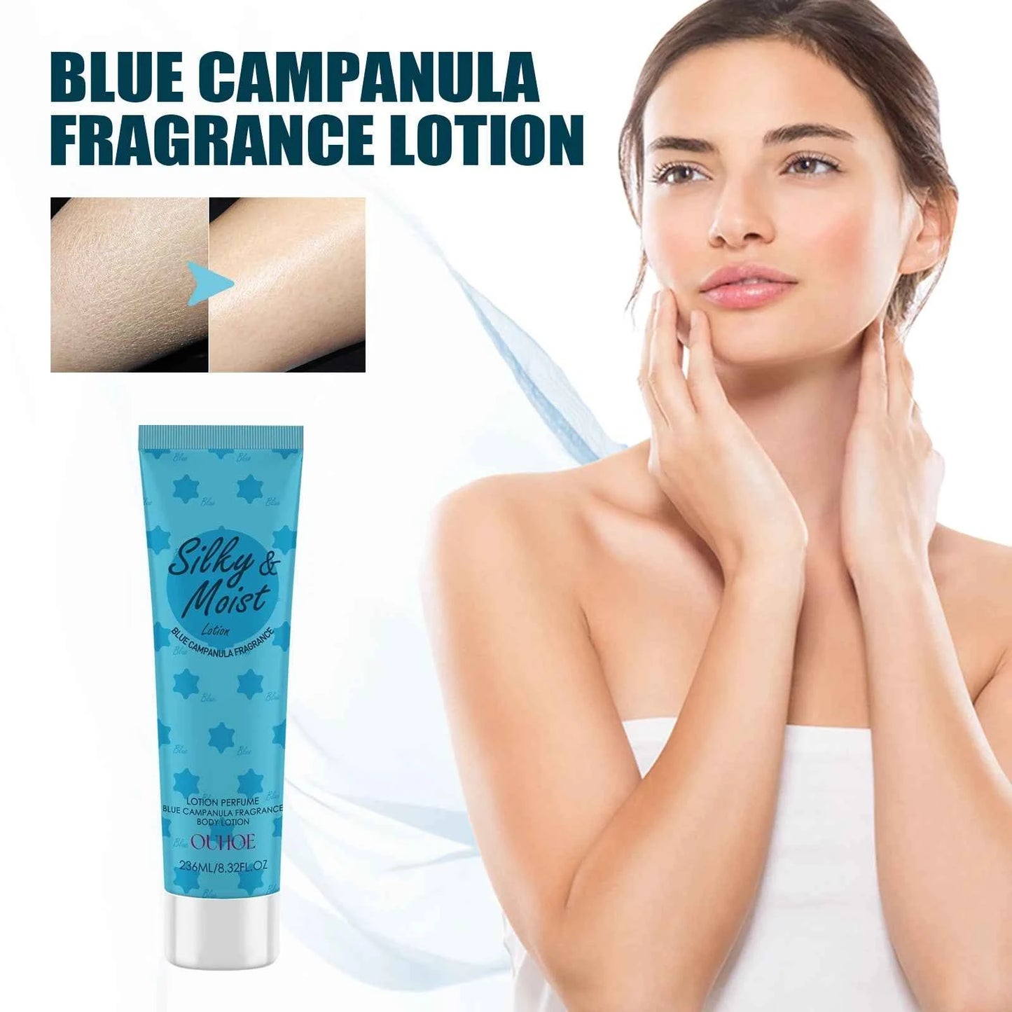 OUHOE Silky&Moist Lotion Body Lightening Armpit Knee Joint Dark Moisturizing Skin Whitening Body Beauty Care