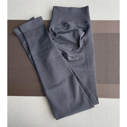 TKITK Leggings Women Seamless Sports Yoga Pants Low Ribbed Band Gym clothes Fitness Workout wear Scrunch Bum Tights - AMULET RING STORE