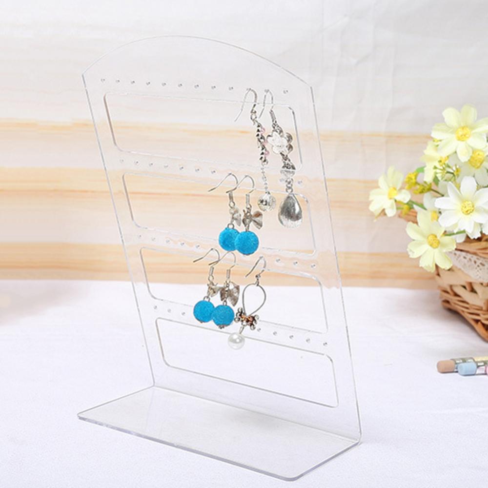 24/48 Holes Earrings Display Stand Holder Jewelry Show Rack Acrylic Organizer - AMULET RING STORE