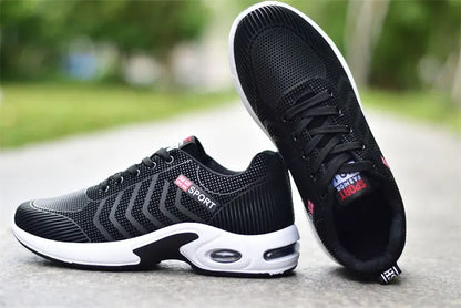 2025 new spring trend sports men's shoes Lace-up thick sole casual breathable fashion shoes Large size Wear skid resistance - AMULET RING STORE