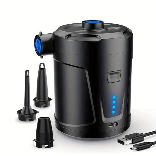 Portable air pump outdoor camping air mattress swimming pool swimming ring inflatable sofa air pump home - AMULET RING STORE