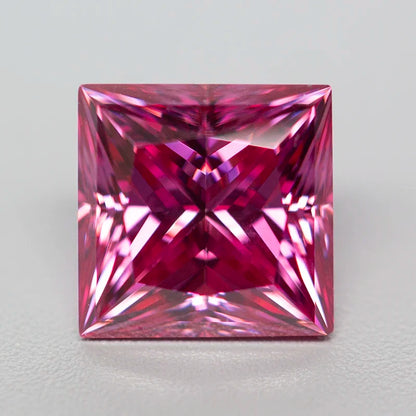 Pink Moissanite Stones with GRA Certificate Round/Pear/Oval/Emerald/Heart/Cushion/Princess/Asscher/Radiant Cut
