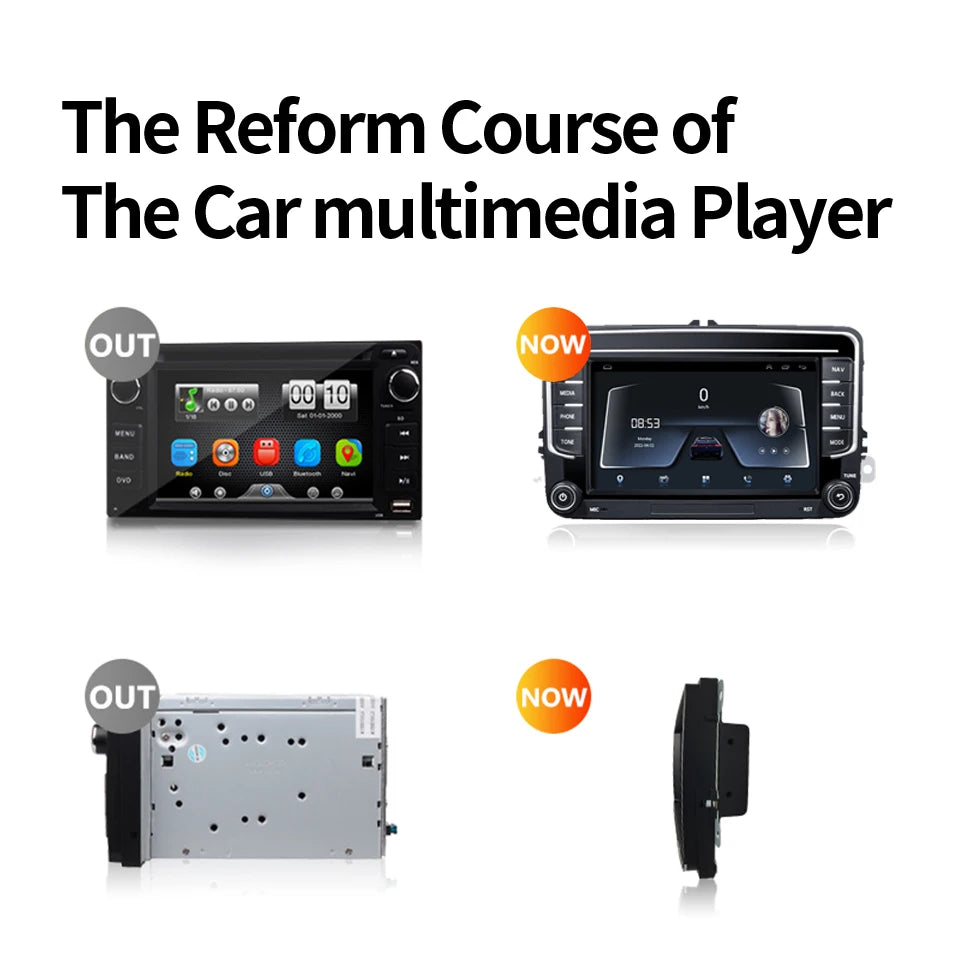 7inch Car Radio CarPlay Android Auto for Volkswagen VW Passat B6 B7 CC Tiguan Touran GOLF POLO CarPlay 7inch 2+32GB / 4+64GB - AMULET RING STORE