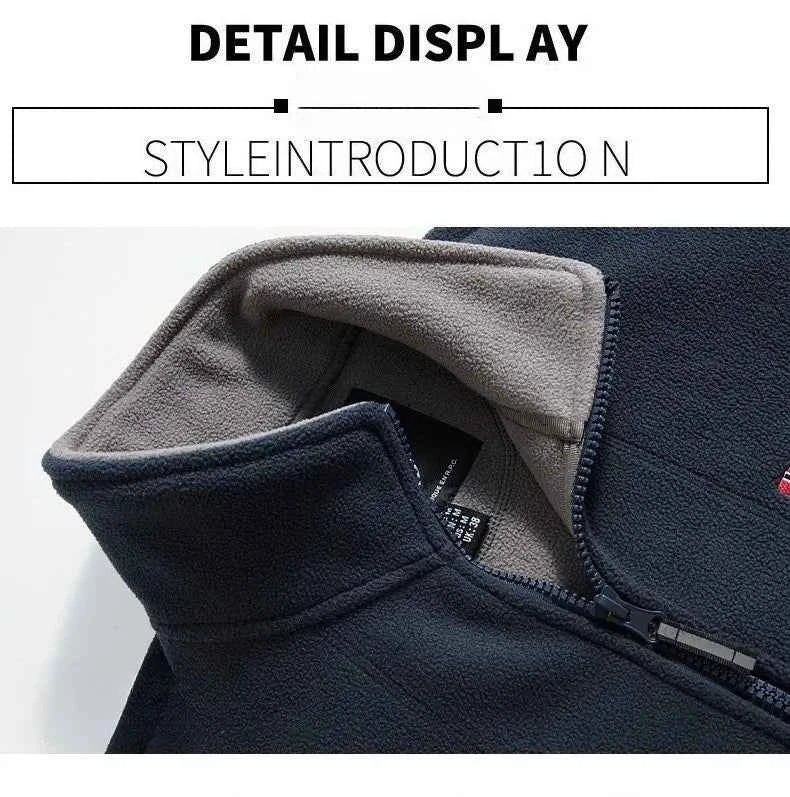 Men Winter Jacket New Arrival Polar Fleece Outwear Thick Fleece Lined Outdoor Man Autumn Jacket Coat