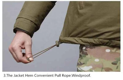 Winter Jacket Tactical Down Jackets for Men Winter Warm Waterproof Windbreakers Hunting Hiking Parkas Coat