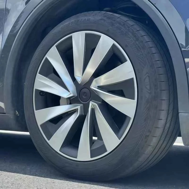 4PCS Wheel Cover for Tesla Model Y Juniper 19 Inch 2025 Car Replacement Wheel Cover Automobile Hub Cap Full Rim Car Accessories