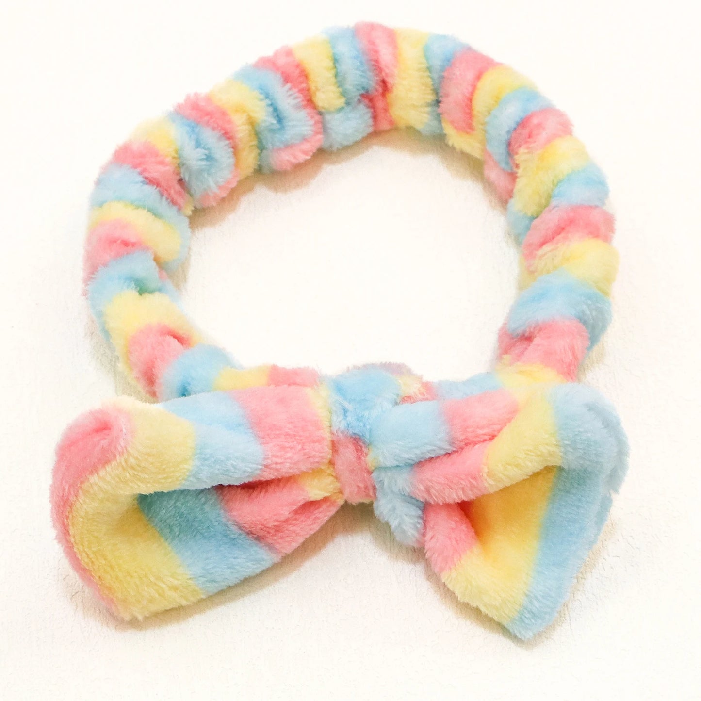 Fashion Coral Fleece Headbands Soft Elastic Spa Facial Hairband Girls Wash Face Head Wear Makeup Headband Women Hair Accessories - AMULET RING STORE