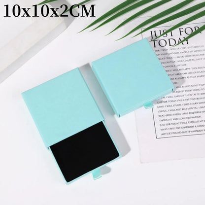 1Pc Thick Kraft Paper Drawer Jewelry Box With Sponge Greet Card for Necklace Bracelet Ring Gift Box Jewelry Packaging Box Joyero - AMULET RING STORE