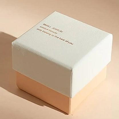 Simple Jewelry Box Earnail Ring Bracelet Necklace Gray Black Paper Jewelry Display Case Jewelry Organizer Box - AMULET RING STORE