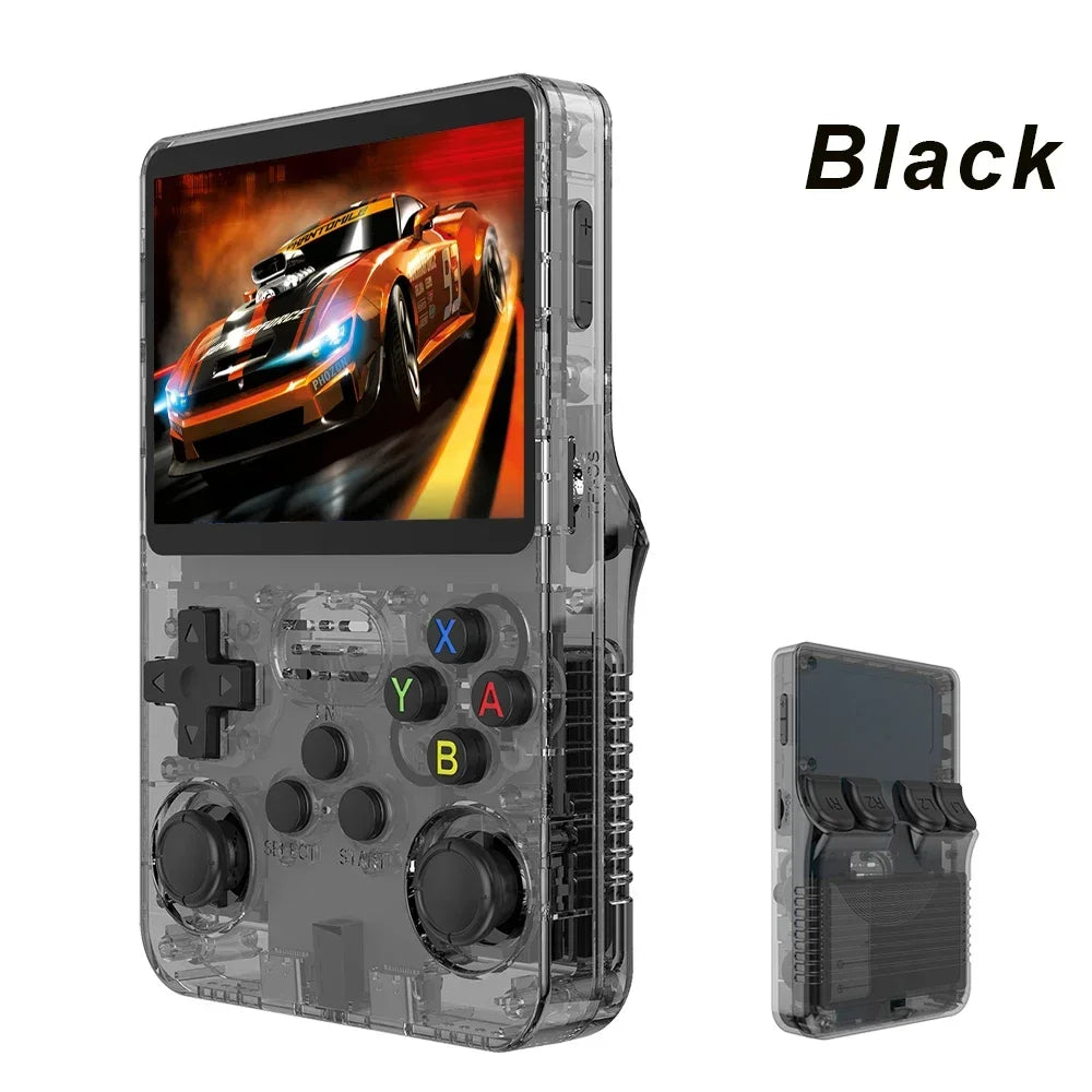 NEW 128G R36S Retro Handheld Video Game Console Linux System 3.5 Inch IPS Screen R35s Pro Portable Pocket Video Player Games - AMULET RING STORE