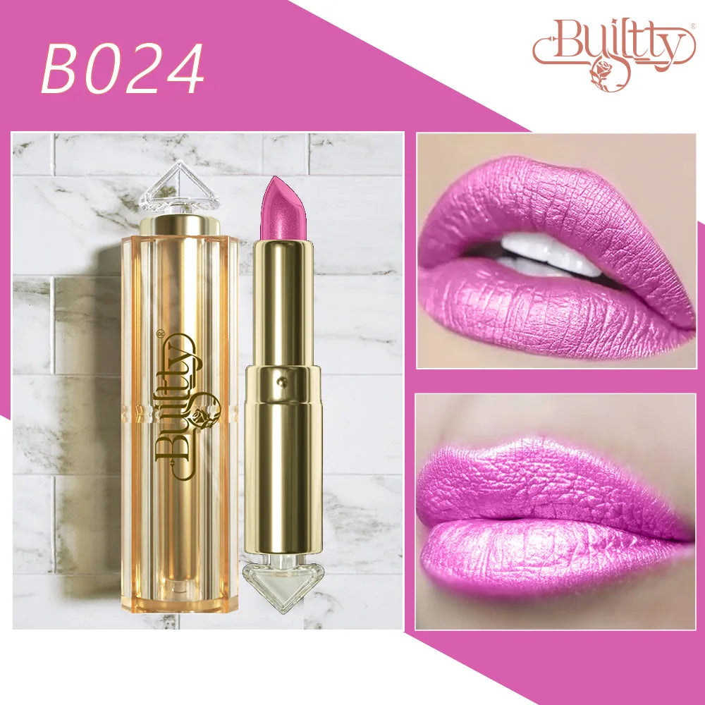 Mother Day Gift Makeup Beauty Matte Lipstick New Brand Cute Long Lasting Waterproof Lipstick Gliter Nude Colors - AMULET RING STORE