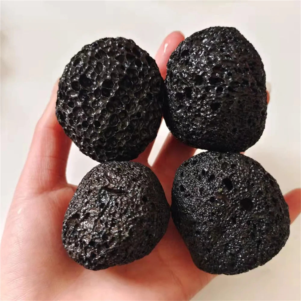 500g/pack Natural Porous Volcanic Rock Original Stone Geode Aromatherapy Essential Oil Diffuser Fish Tank Flower Pot Aquarium - AMULET RING STORE