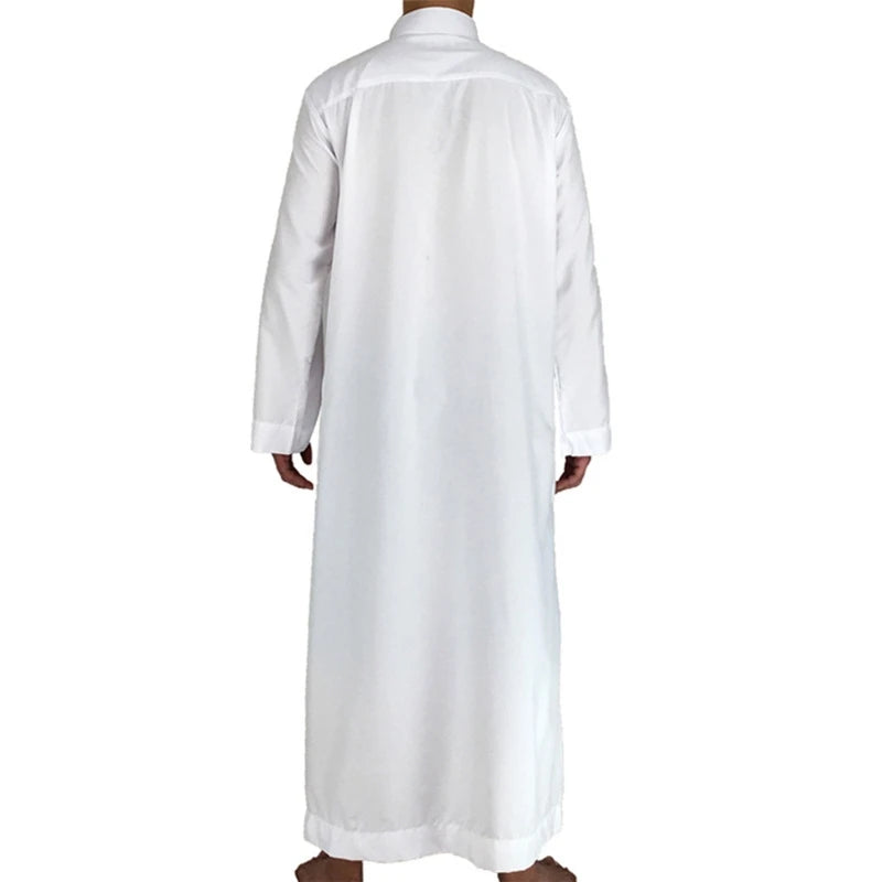 Islamic Clothing Men Length Long Sleeve Loose Muslim Men Saudi Arabia Pakistan Kurta Muslim Costumes Muslim Dress Kaftan Thobe - AMULET RING STORE