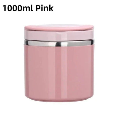 630/1000ml Food Thermal Jar Insulated Soup Cup Thermos Containers Stainless Steel Lunch Box Thermo Keep Hot for School Children - AMULET RING STORE