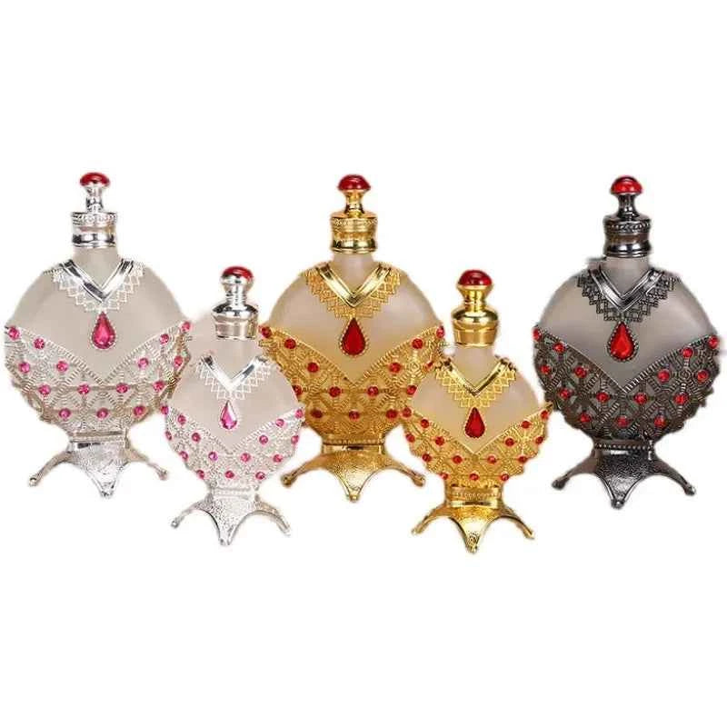 2/10pcs 10/30ml New Vintage Essential Oil Bottle Attar Oil Bottle Volatile Oil Container Perfume Bottle  Cosmetic Packing Gift