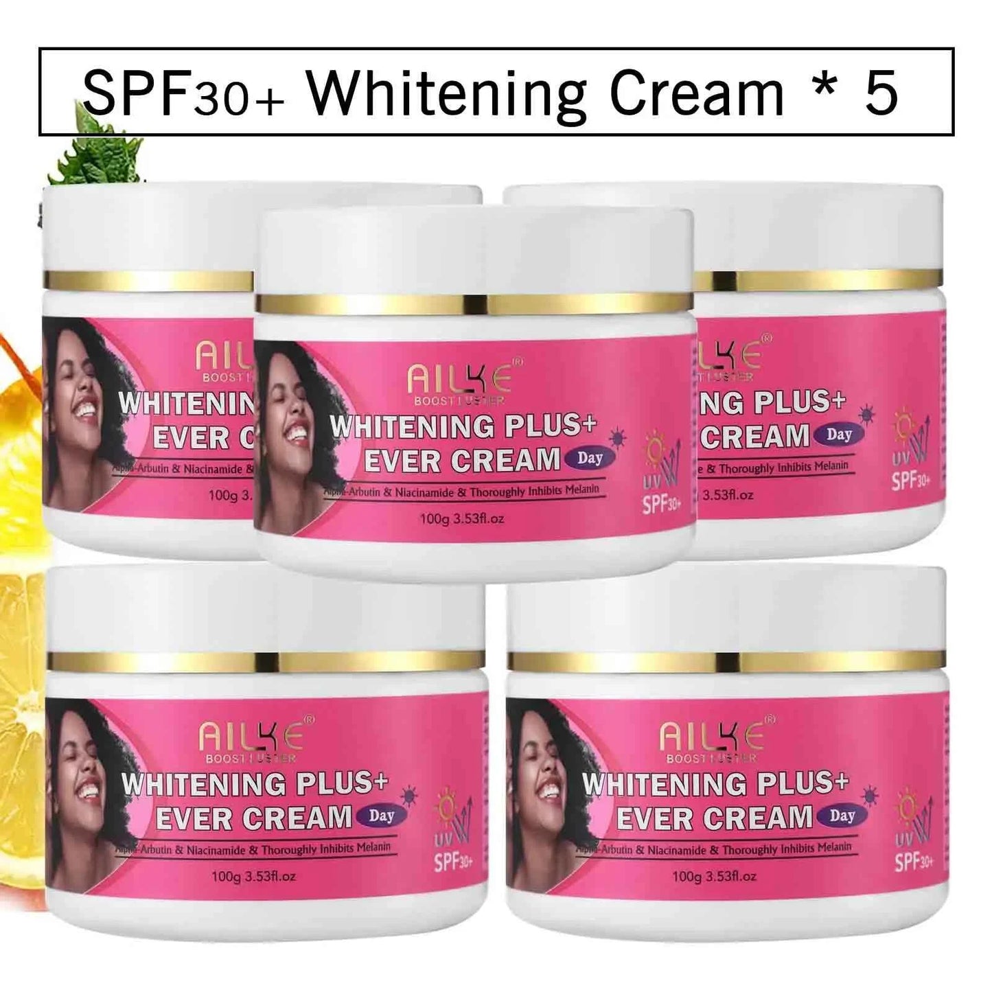 AILKE Women Whitening Face Cream, Brighten Skin, Moisturizing, Resists Melanin And Uv Rays, With Organic Niacinamide, Arbutin