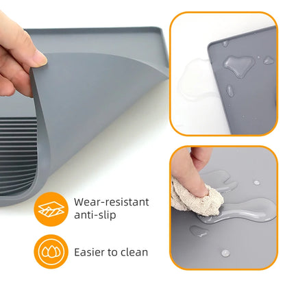 Coffee Tamper Mat Espresso Portafilter Station Silicone Bar Machine Pad Rubber Anti Slip Bar Kitchen Barista Tools Accessories - AMULET RING STORE