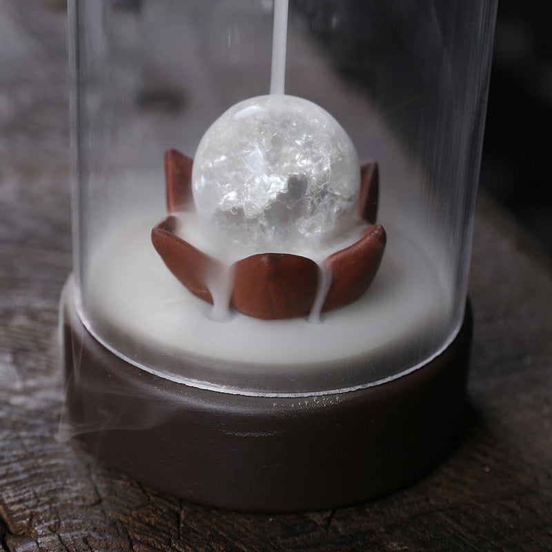 Backflow Incense Burner Plastic Cover Indoor Windproof Personality Creatives Home Decor Office Teahouse Ornament Without Incense - AMULET RING STORE