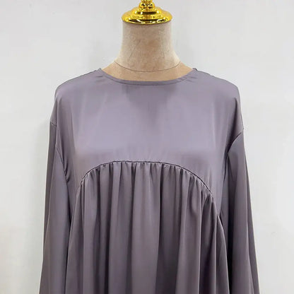 Plain Muslim Abaya Long Dress - Islamic Clothing - AMULET RING STORE