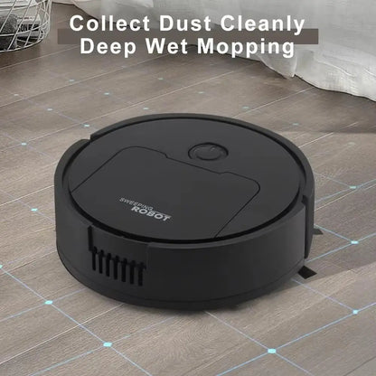 Automatic Sweeping Robot Vacuum Mop Household Lazy Intelligent Auto Boost Night Mode Thin Design Three-in-one Sweeping Machine - AMULET RING STORE