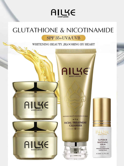 AILKE Dark Spot Corrector Bleaching Hydration Facial Cream With Spf35+ Lighting Skin Tone Korean Anti-sunburn Face Skin Care