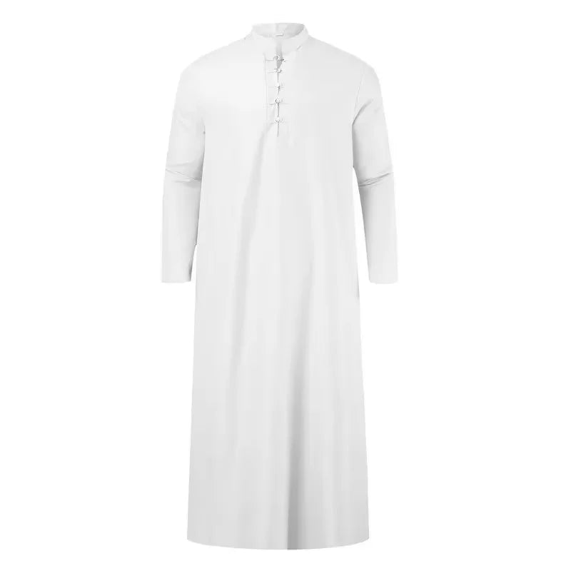 Islamic Clothing For Men Muslim Dress jubba thobe Saudi Arabia Kaftan Middle East  Abaya Man Button casual Muslim Men Clothing