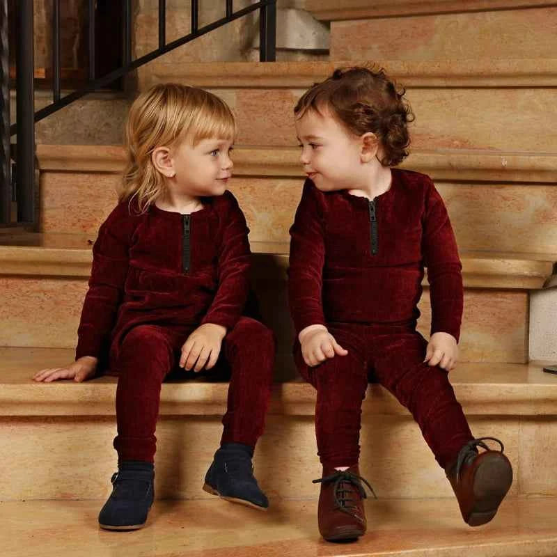 Summer black ribbed family matching clothes maxi dress baby top and pants set boy girl t-shirt outside suit kids clothing