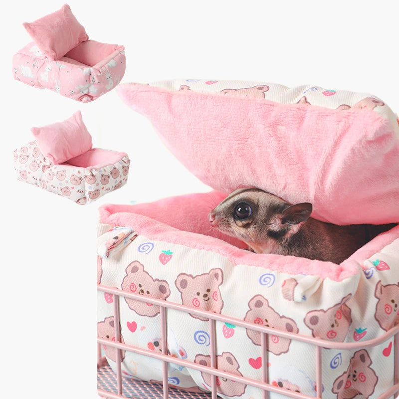 Hanging Rat Ledge Metal Ferret Hammock Squirrel Cage Bed Small Animal Habitat Hamster Sugar Glider Rat Cage Platform Accessories