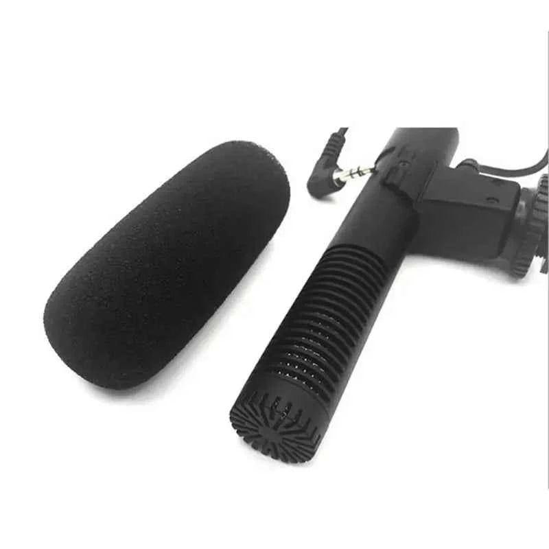 3.5mm Mic-01 DV Stereo Microphone For Canon Nikon DSLR Camcorder Utility Camera Professional Interview News Recording Microphone