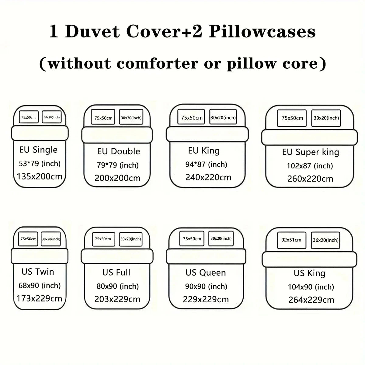 3pcs Heart pattern printed bedding set,1 quilt cover+2 pillowcase, suitable for couples and adults bedroom, home decoration - AMULET RING STORE