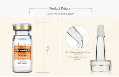 ARTISCARE Serum for Face 8pcs/Lot for Moisturizing Hyaluron Acid Vitamain C Six Peptide Q10 VC Facial Essence Skin Care
