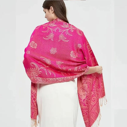 Winter Scarves Design Print Female Foulard Cotton Stoles Scarf Autumn Cashmere Pashmina Shawl Lady Luxury Brand Wrap Warm XWJ101