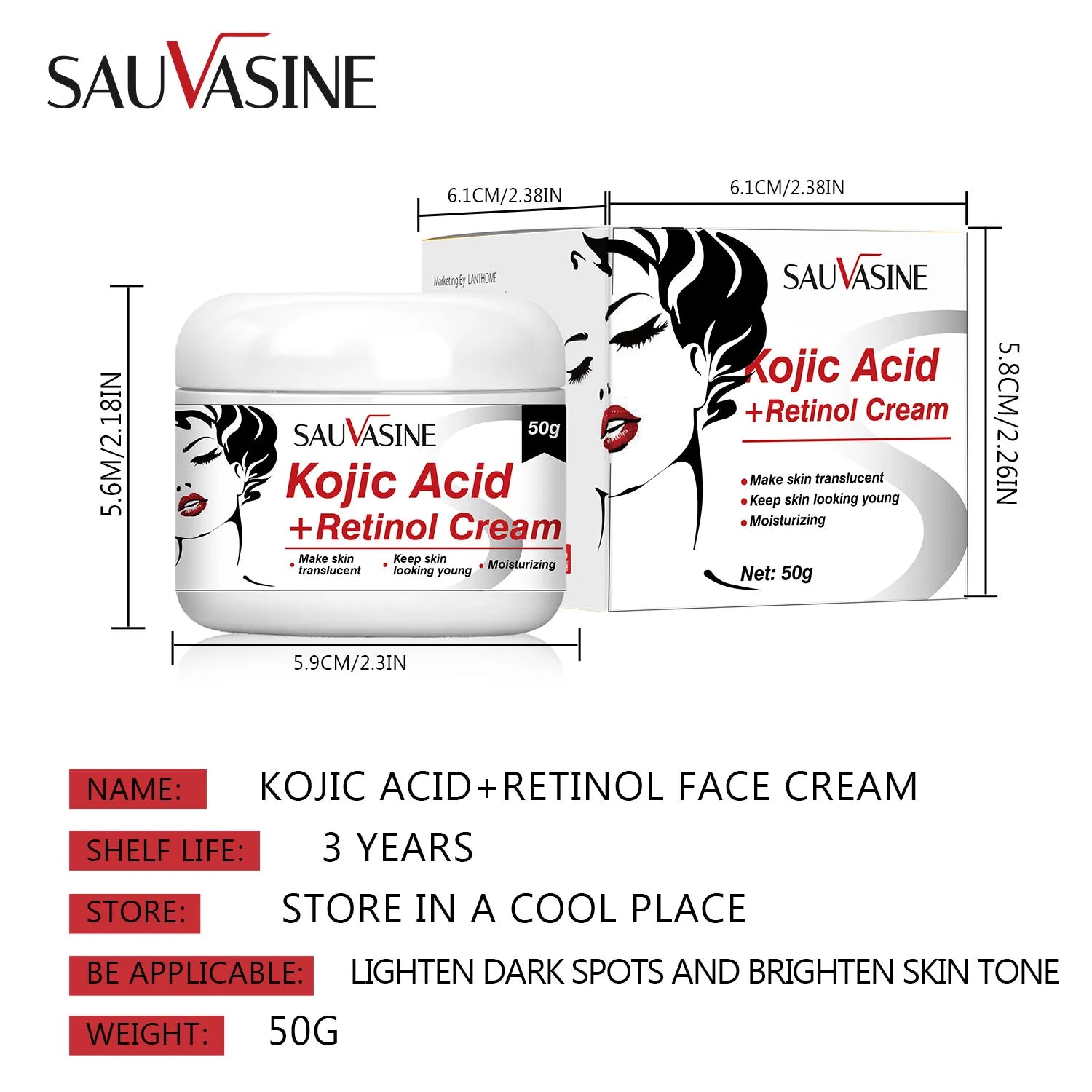 5PCS Kojic Acid Skin Care Set Kojic Acid Soap Moisturizing Facial Cream Body Lotion Face Cleanser Skin Care Products - AMULET RING STORE