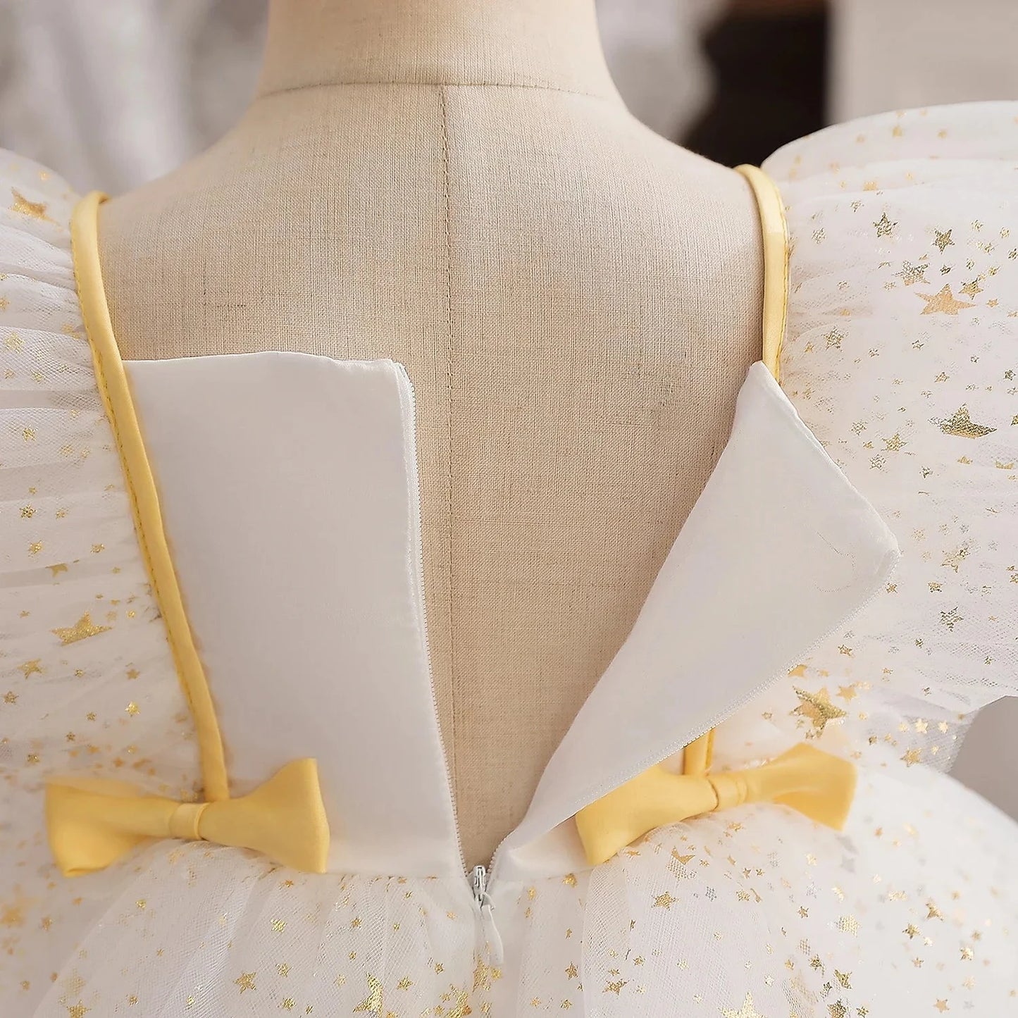 Wedding Birthday Dress for Flower Girls Kids Elegant Party Sequins Tutu Christening Gown 3-8 Yrs Children Formal Pageant Clothes - AMULET RING STORE