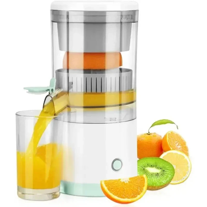 Portable Electric Juicer USB Charging Orange Lemon Fruit Blender Mini Household Juice Squeezer Mixer Citrus Juicer for Travel - AMULET RING STORE