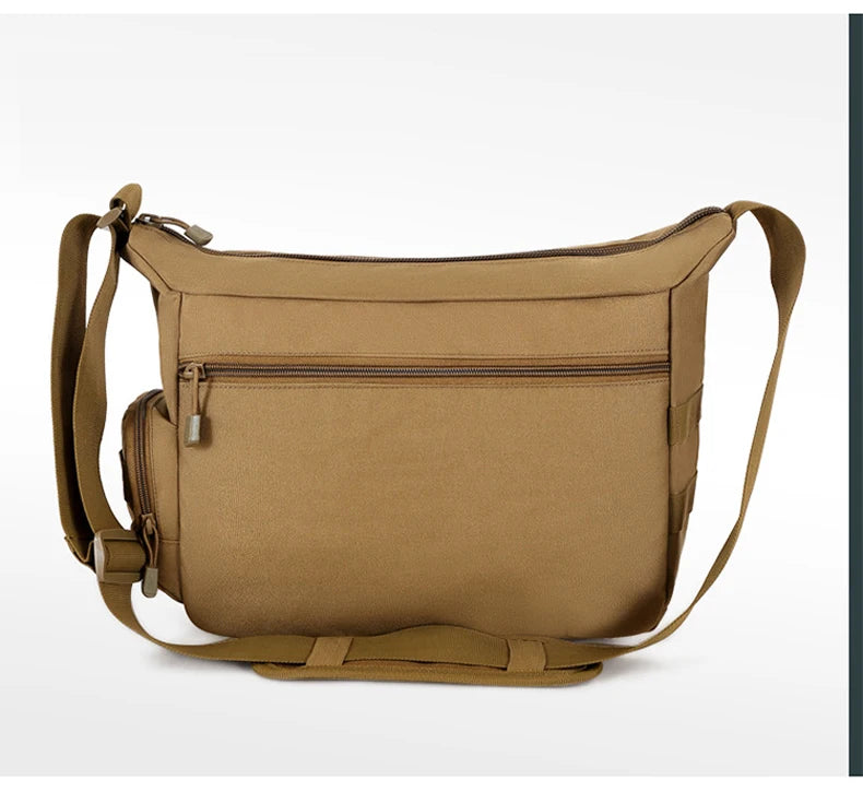 Men Camouflage Shoulder Bag Tactical Fishing Camping Tote Trekking Climbing Bags Large Multi-Pocket Travel Laptop Messenger Pack